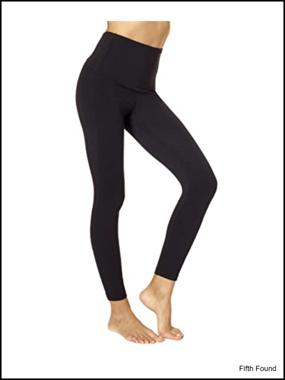 High Waisted Cotton Shaping Legging with Smart Temp Fabric and Power Panel